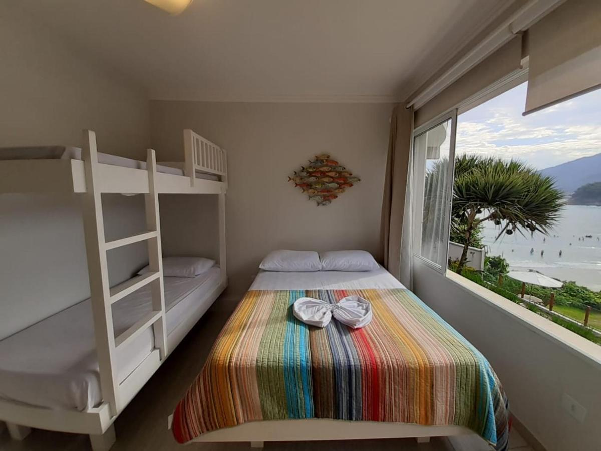 Mansao Tenorio - Suites, Estudio Ou Cobertura Pe Na Areia Убатуба Екстериор снимка