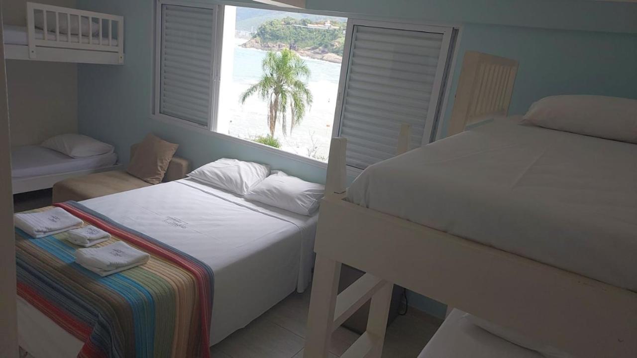 Mansao Tenorio - Suites, Estudio Ou Cobertura Pe Na Areia Убатуба Екстериор снимка