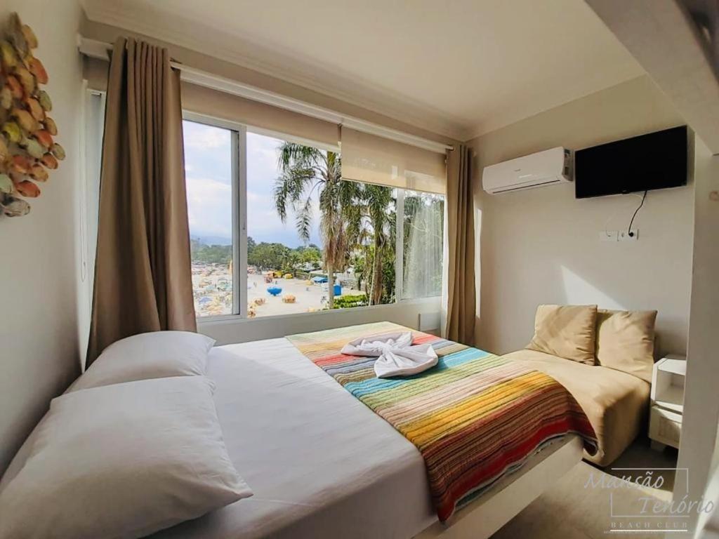 Mansao Tenorio - Suites, Estudio Ou Cobertura Pe Na Areia Убатуба Екстериор снимка
