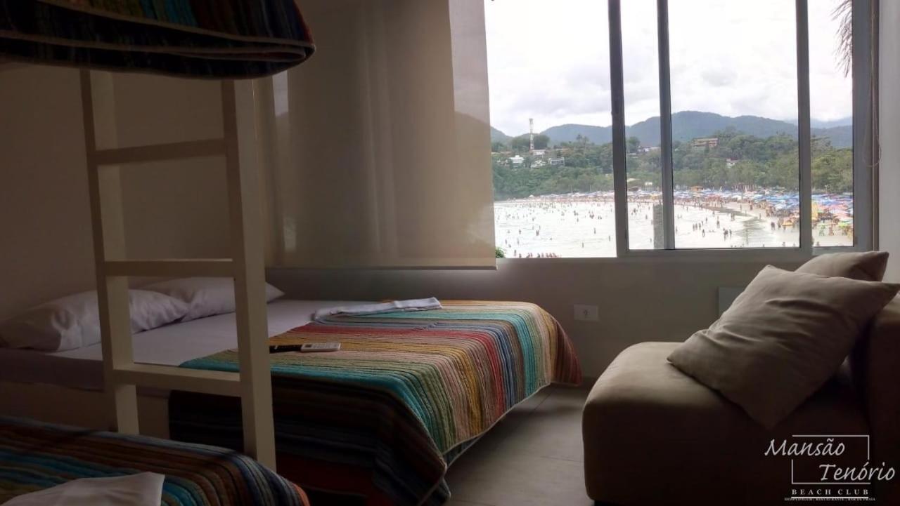 Mansao Tenorio - Suites, Estudio Ou Cobertura Pe Na Areia Убатуба Екстериор снимка