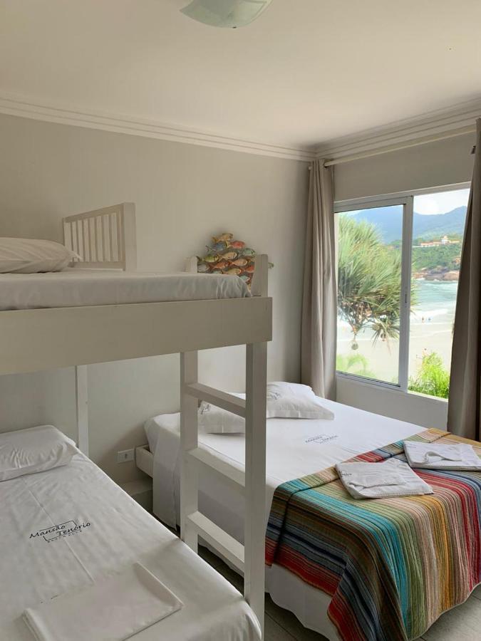 Mansao Tenorio - Suites, Estudio Ou Cobertura Pe Na Areia Убатуба Екстериор снимка